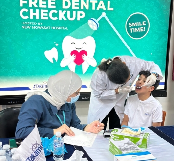 Free dental checkups at A'Takamul International School - 30 April 2025